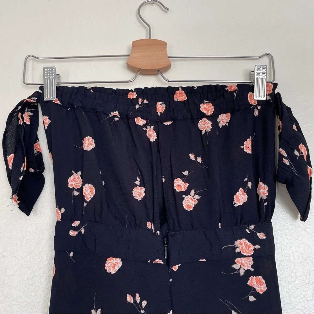 Flynn Skye black floral maxi dress Sz XS - Picture 8 of 11